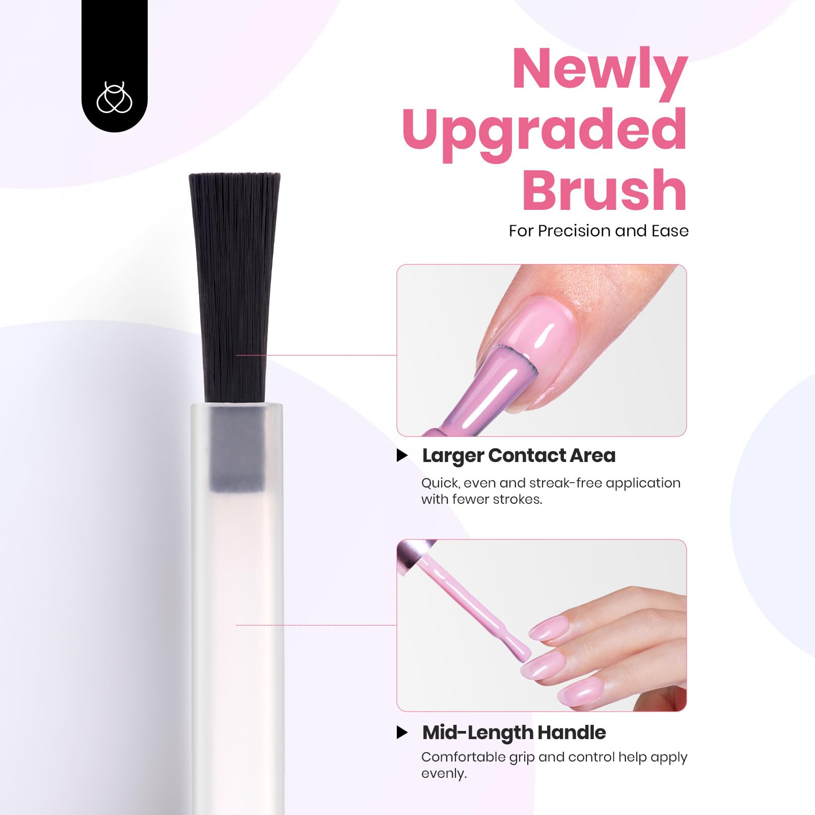Beetles Jelly Gel Sur ongles : démonstration d application et fini brillant.