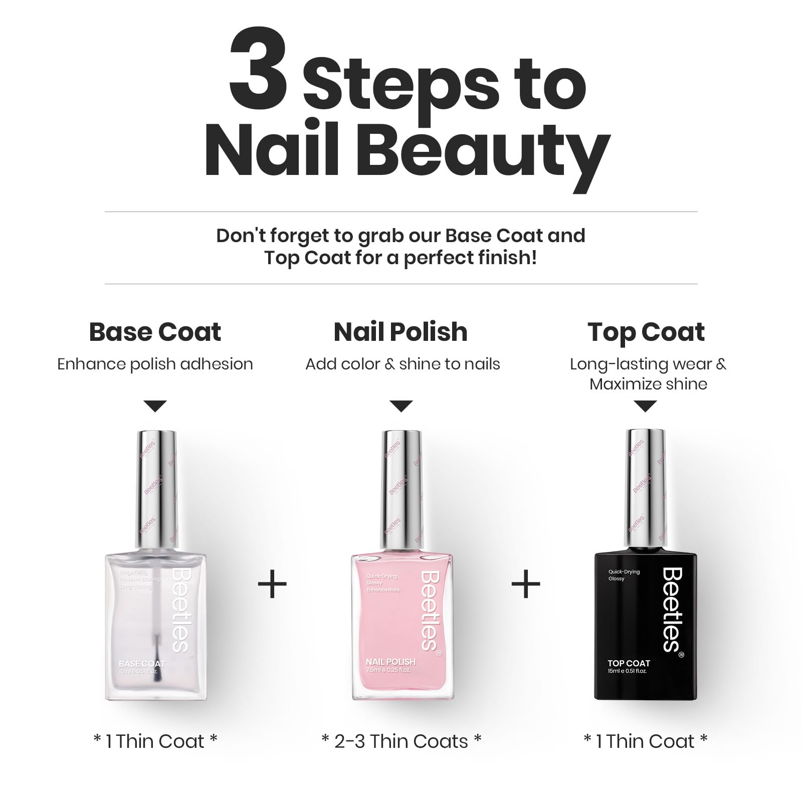Beetles Jelly Nail Polish long-lasting shine resists chips for days