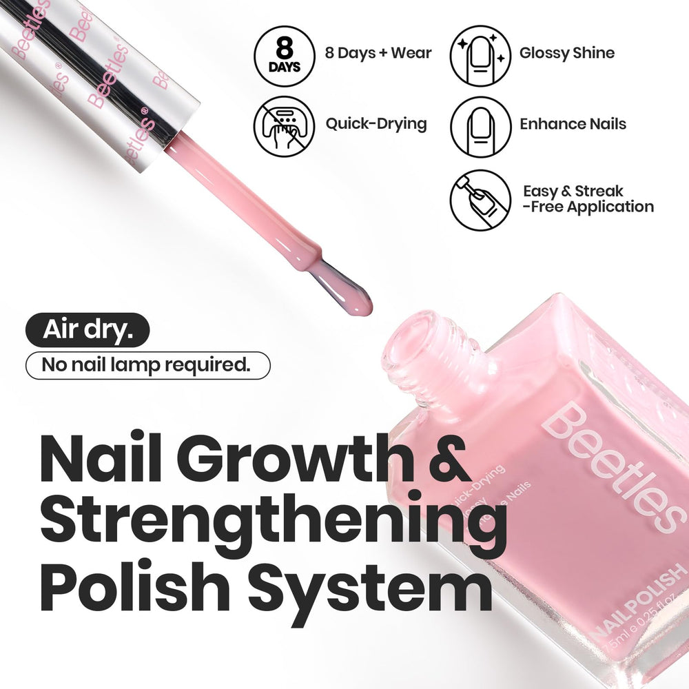 Beetles Jelly Nail Polish nude Velvet Glow shade for subtle, long-lasting nails