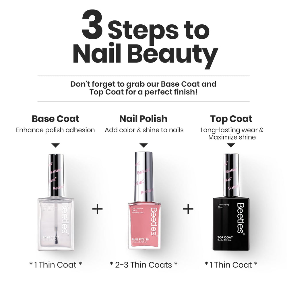 Beetles Jelly Vernis : application fluide et sans bavure à chaque couche.