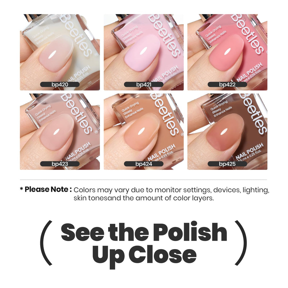 Beetles Jelly Vernis : séchage rapide pour gagner du temps lors des matins pressés.