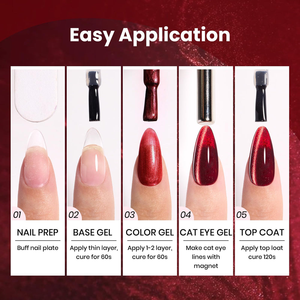 Beetles Jewel Parade vernis chocolat avec effet cat eye, polyvalent pour soirée