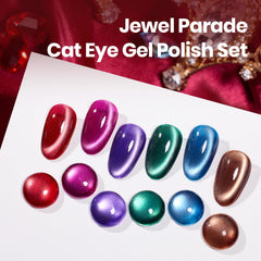 Beetles Jewel Parade vernis violet avec effet cat eye, look festif rapide