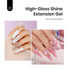 Beetles kit extension ongles 6 couleurs Frosted Grape pour manucure personnalisée