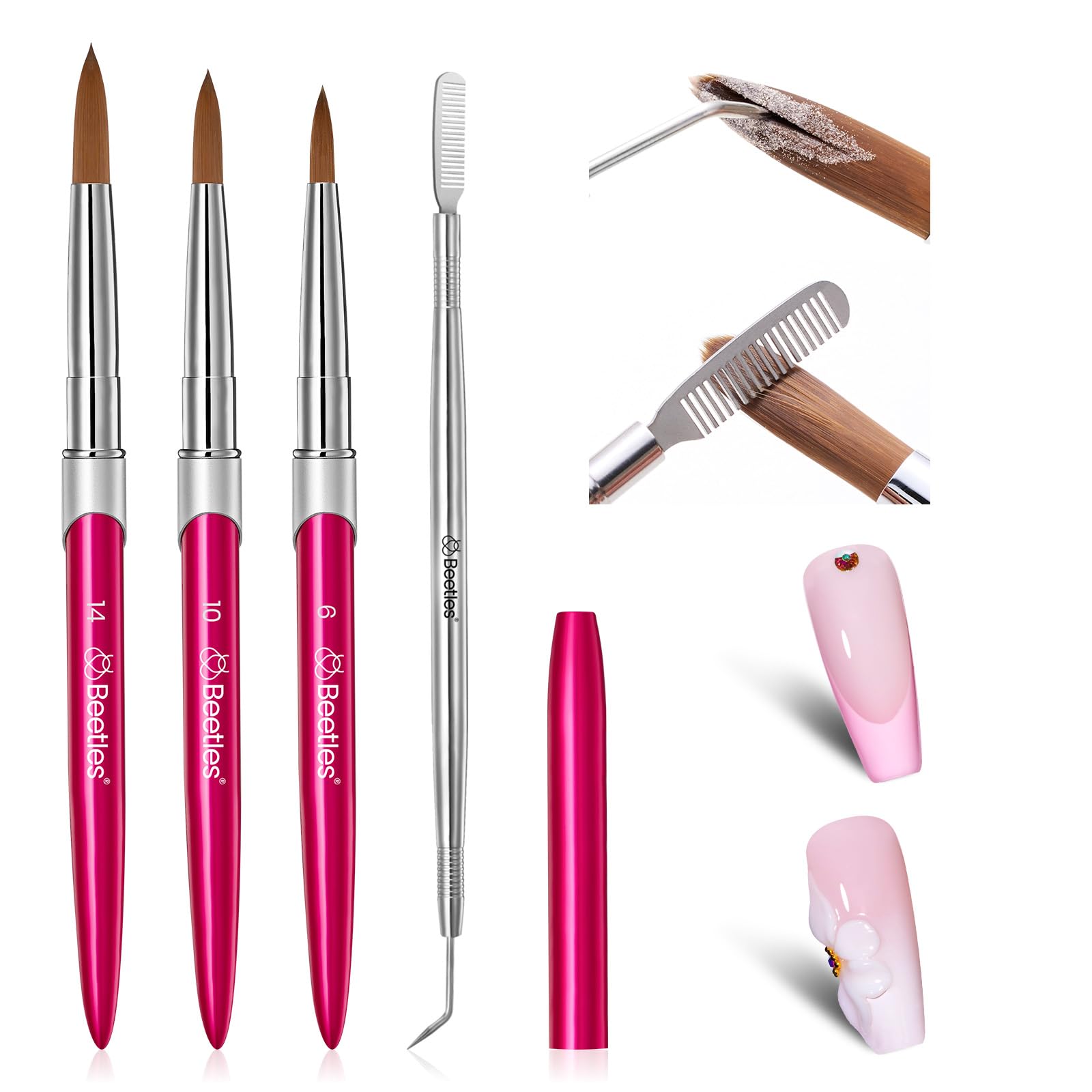 Kit manucure Beetles pour ongles professionnels à domicile.