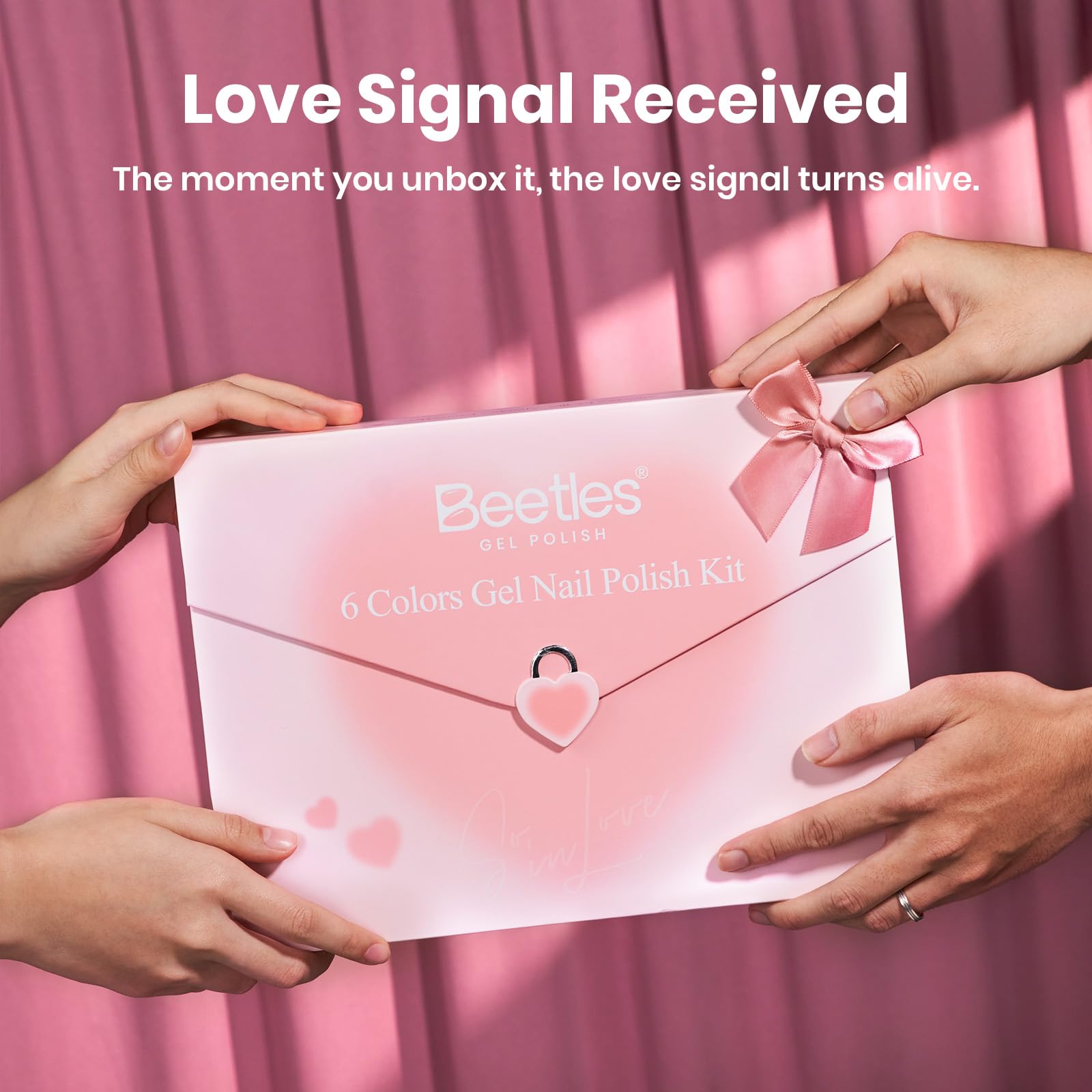 Kit manucure Beetles Love Signal, idéal cadeau ou soin perso.