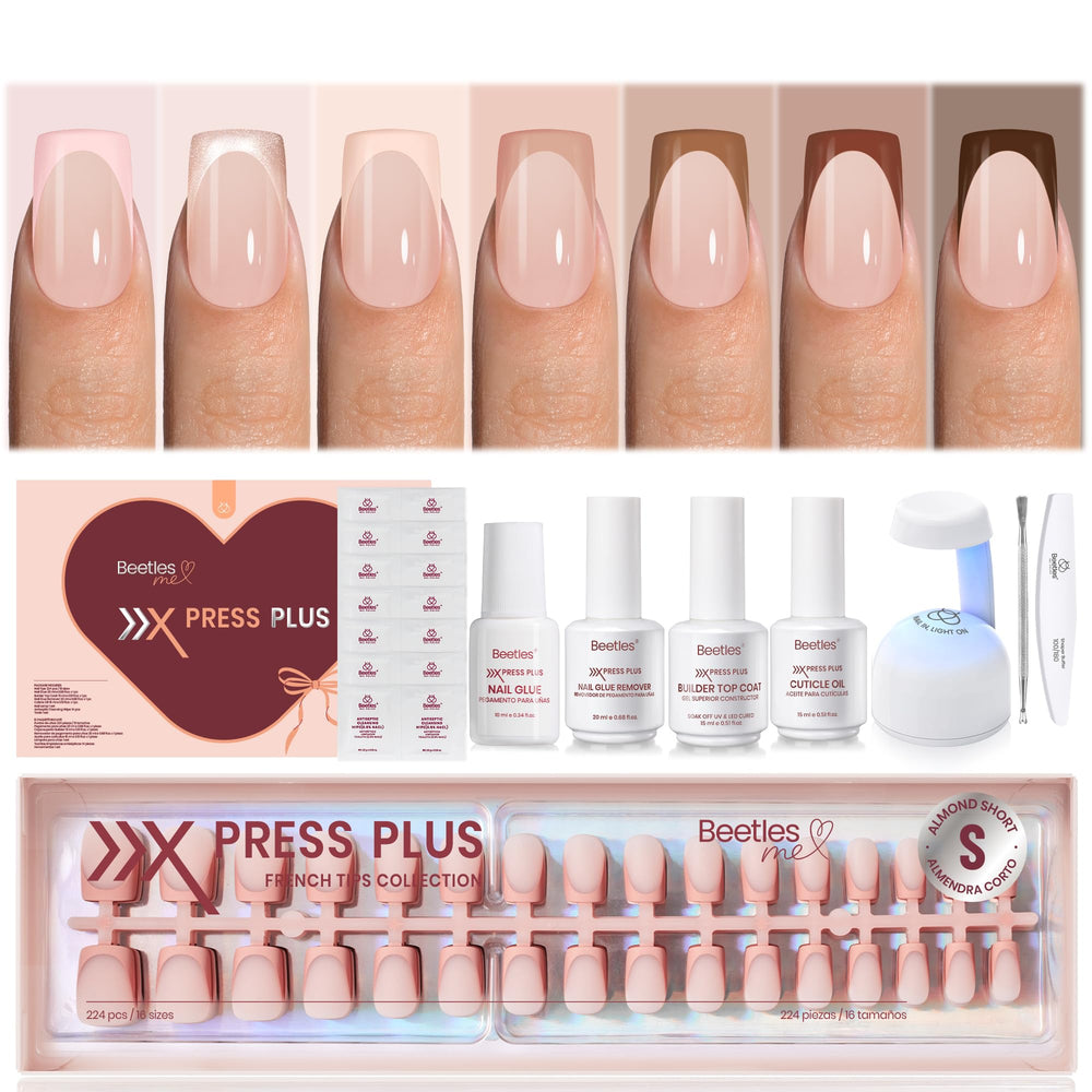 Kit Beetles Ongles Press-On Mocca Mousse pour une manucure rapide à domicile