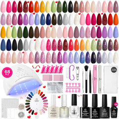 Beetles kit vernis gel avec lampe UV professionnelle pour une tenue durable à domicile