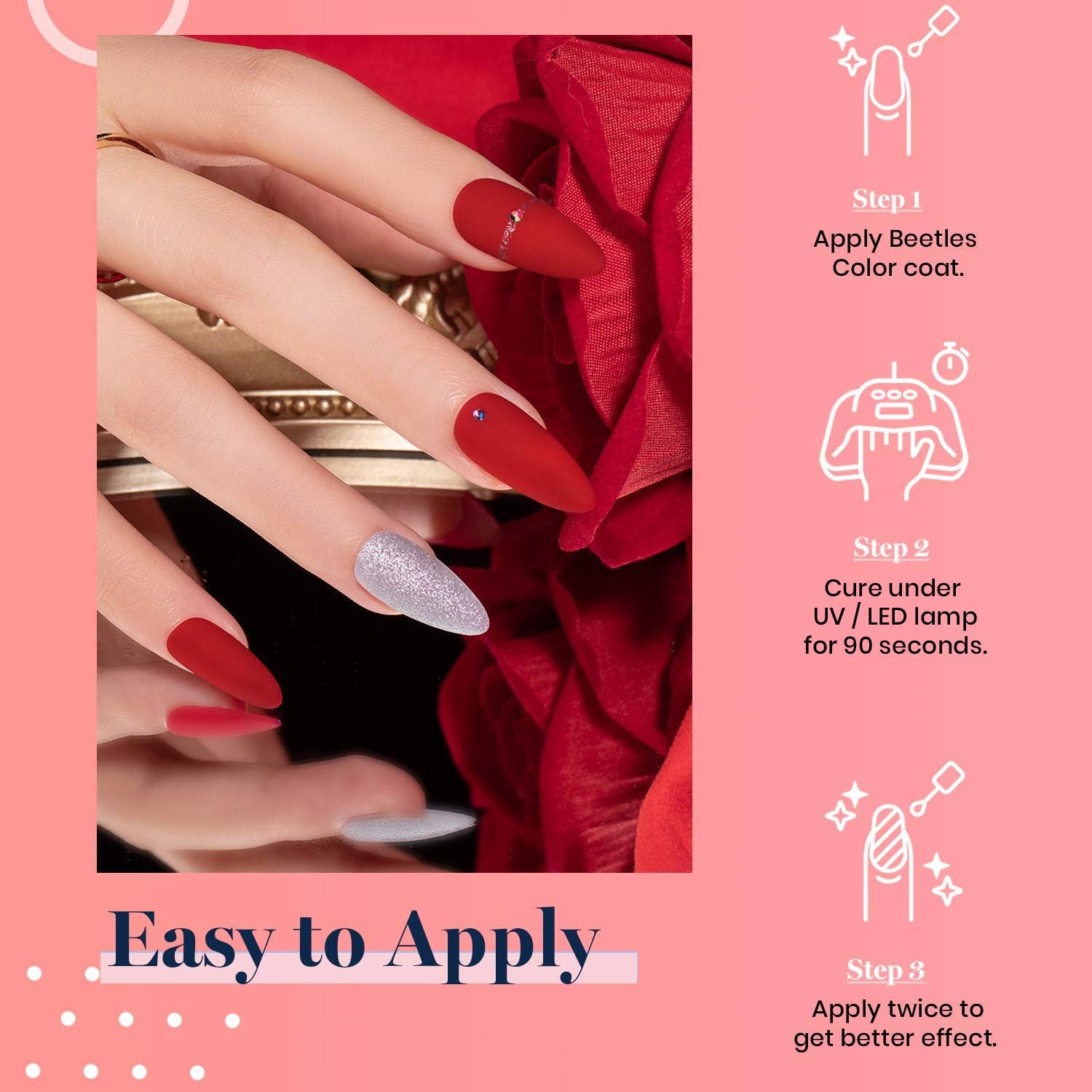 Beetles kit manucure à domicile simple pour routine beauté DIY