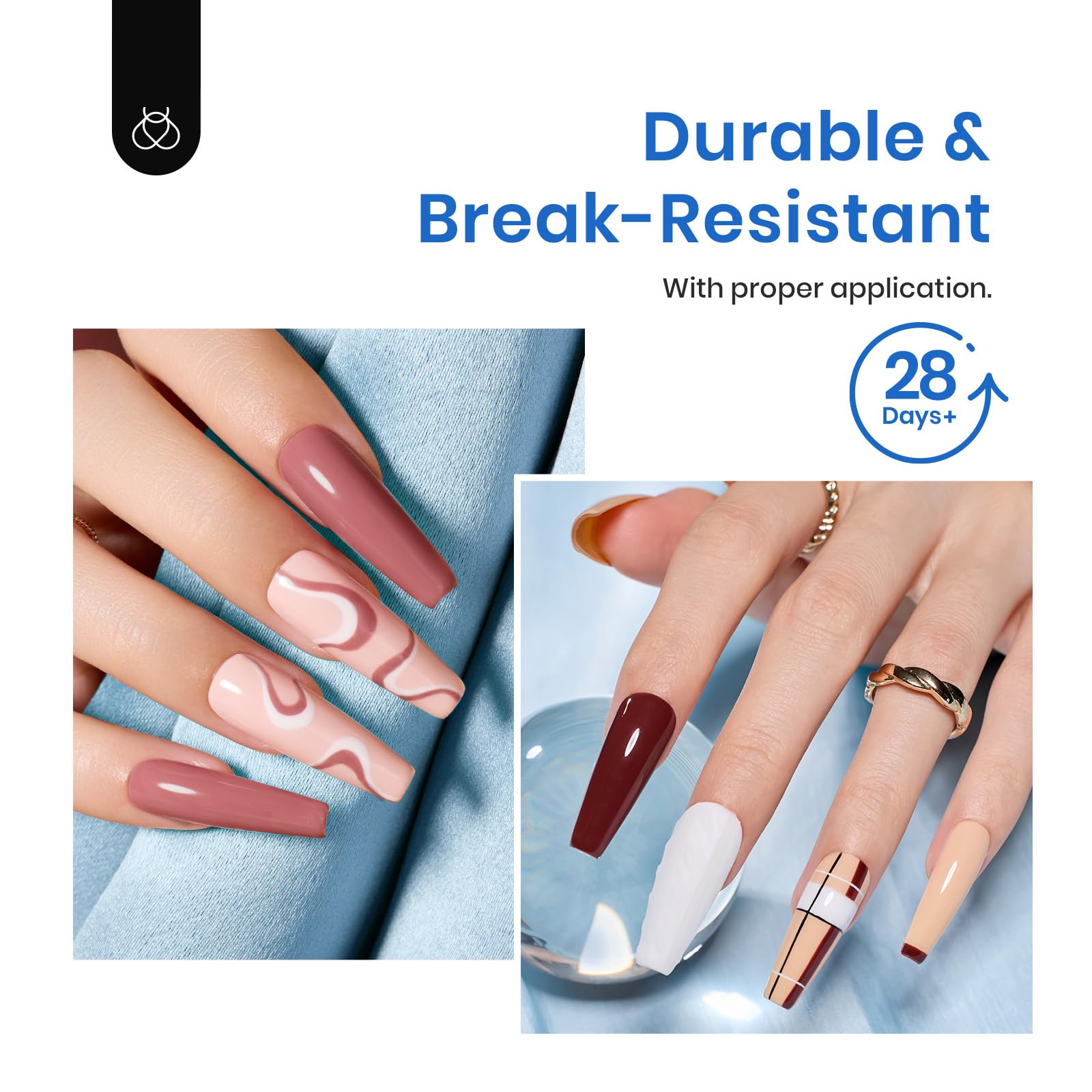 Matériau acrylique résistant Beetles: extensions durables et flexibles.