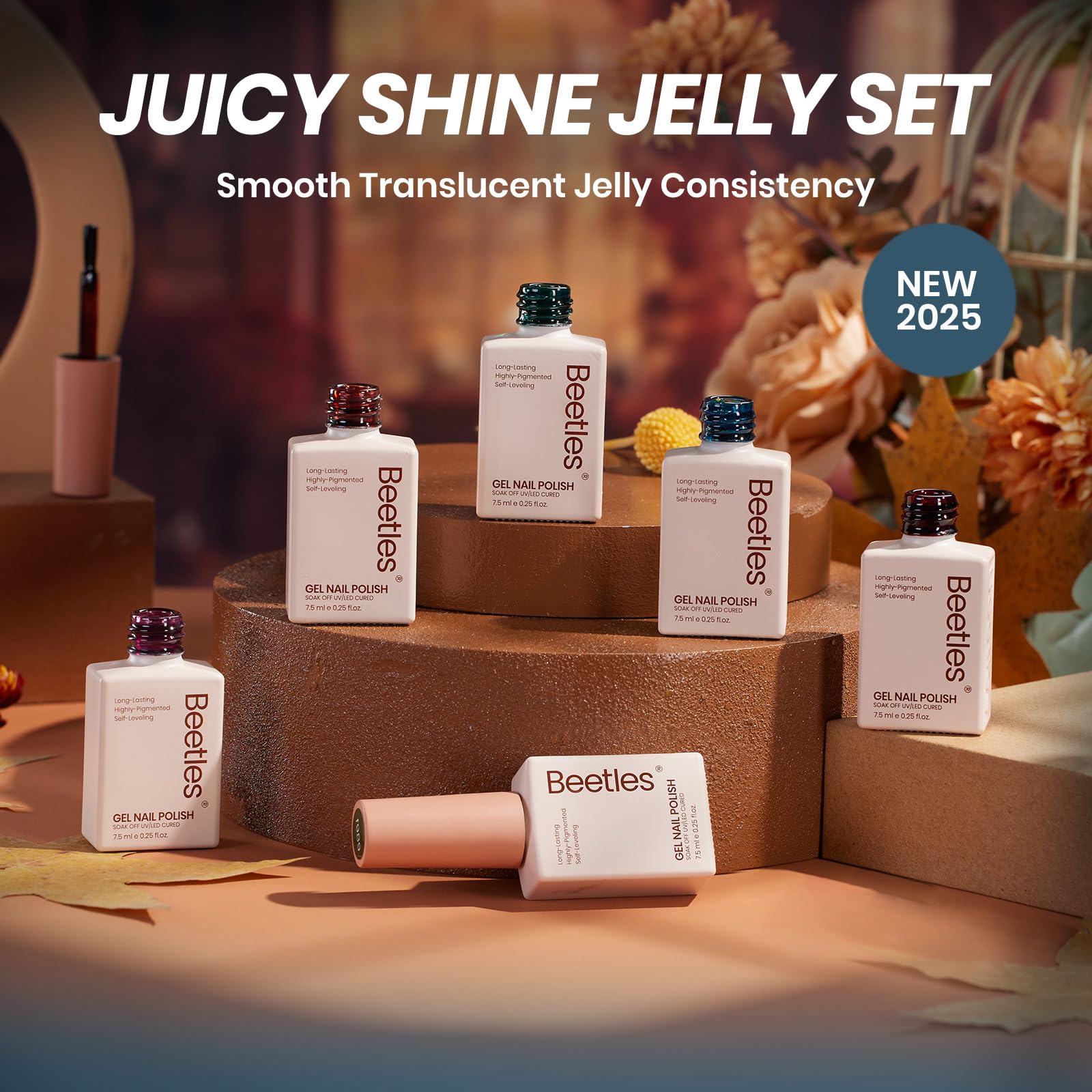 Beetles Midnight Syrup Jelly Gel kit, ensemble polyvalent, cadeau beauté pratique.