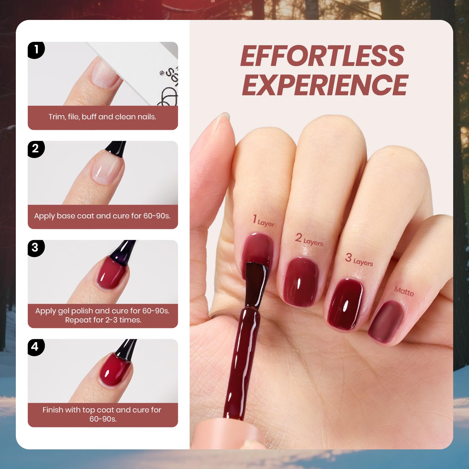 Beetles Midnight Syrup Jelly Gel vernis bleu, brillance durable.