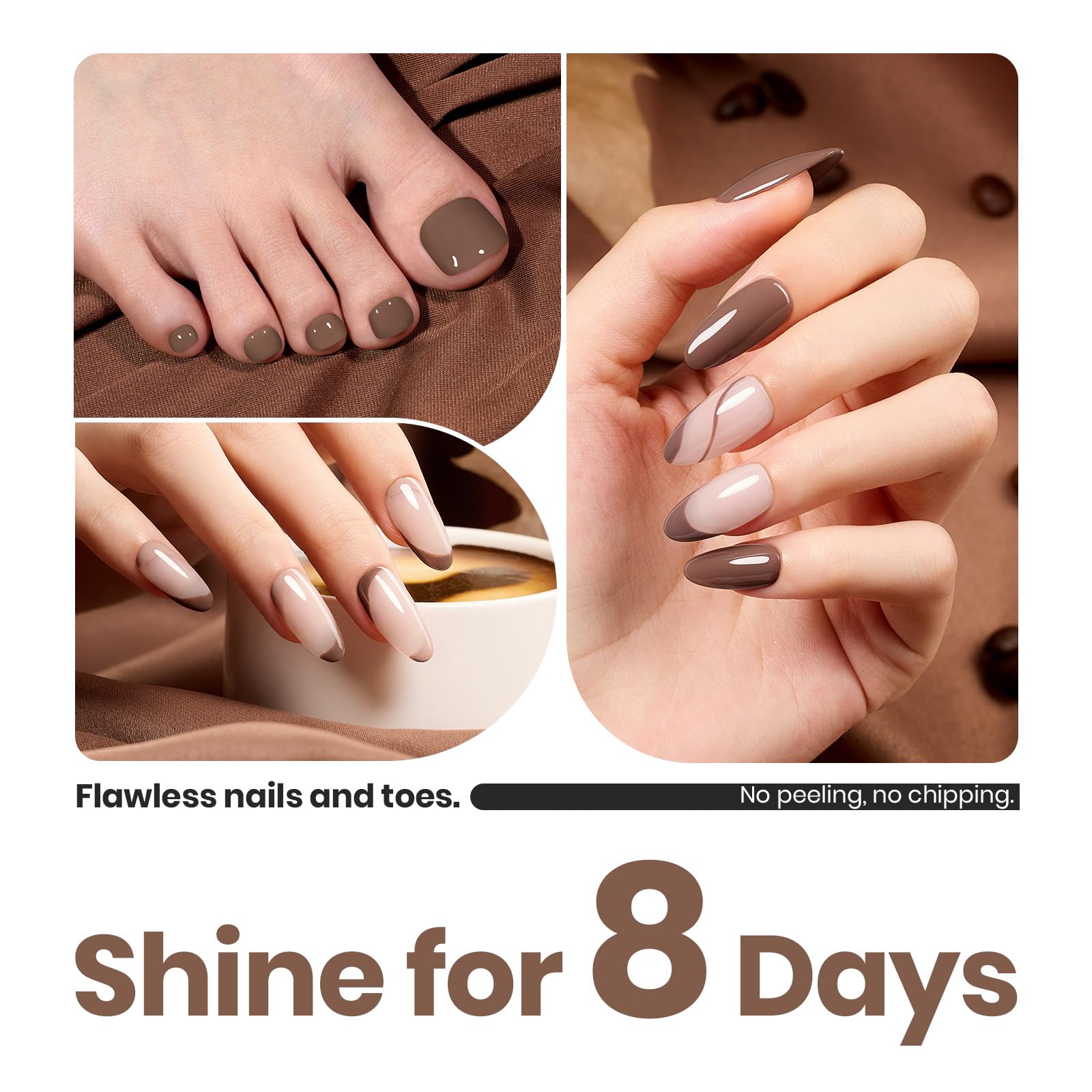 Emballage Beetles Mocha Mousse, flacon pratique et compact pour salon ou domicile