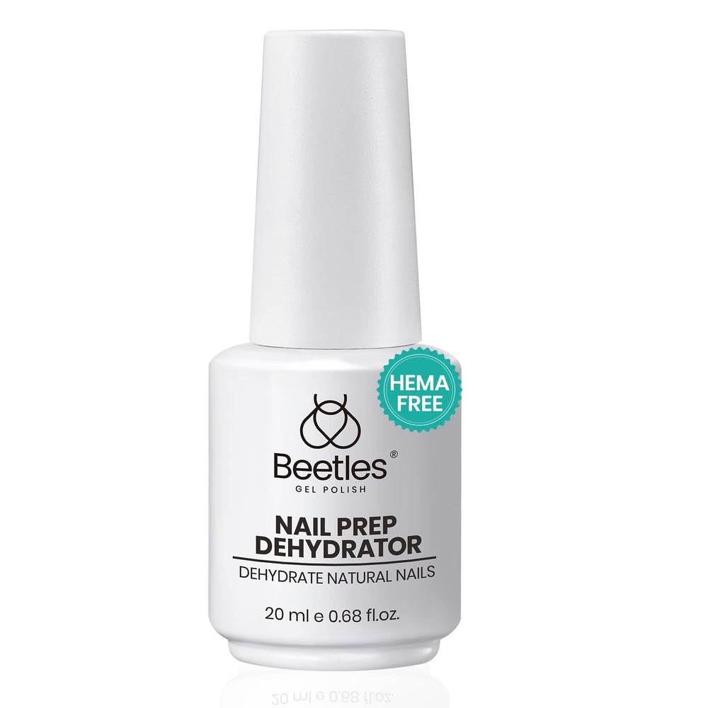 Beetles Nail Dehydrator, flacon 20 ml, prépare l’ongle pour une adhérence optimale.