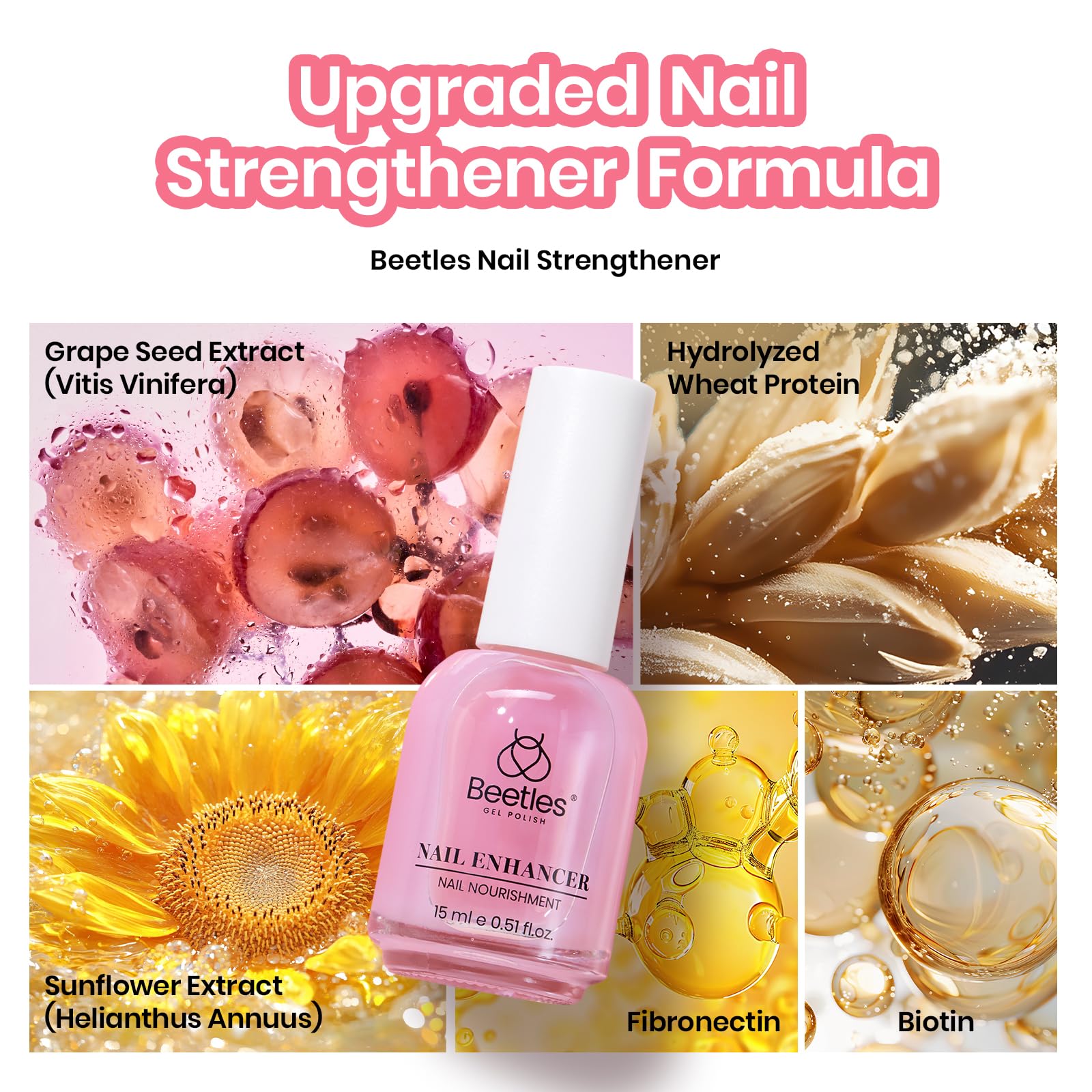 Formulation vitamine B7 pour soutenir les ongles fragiles.