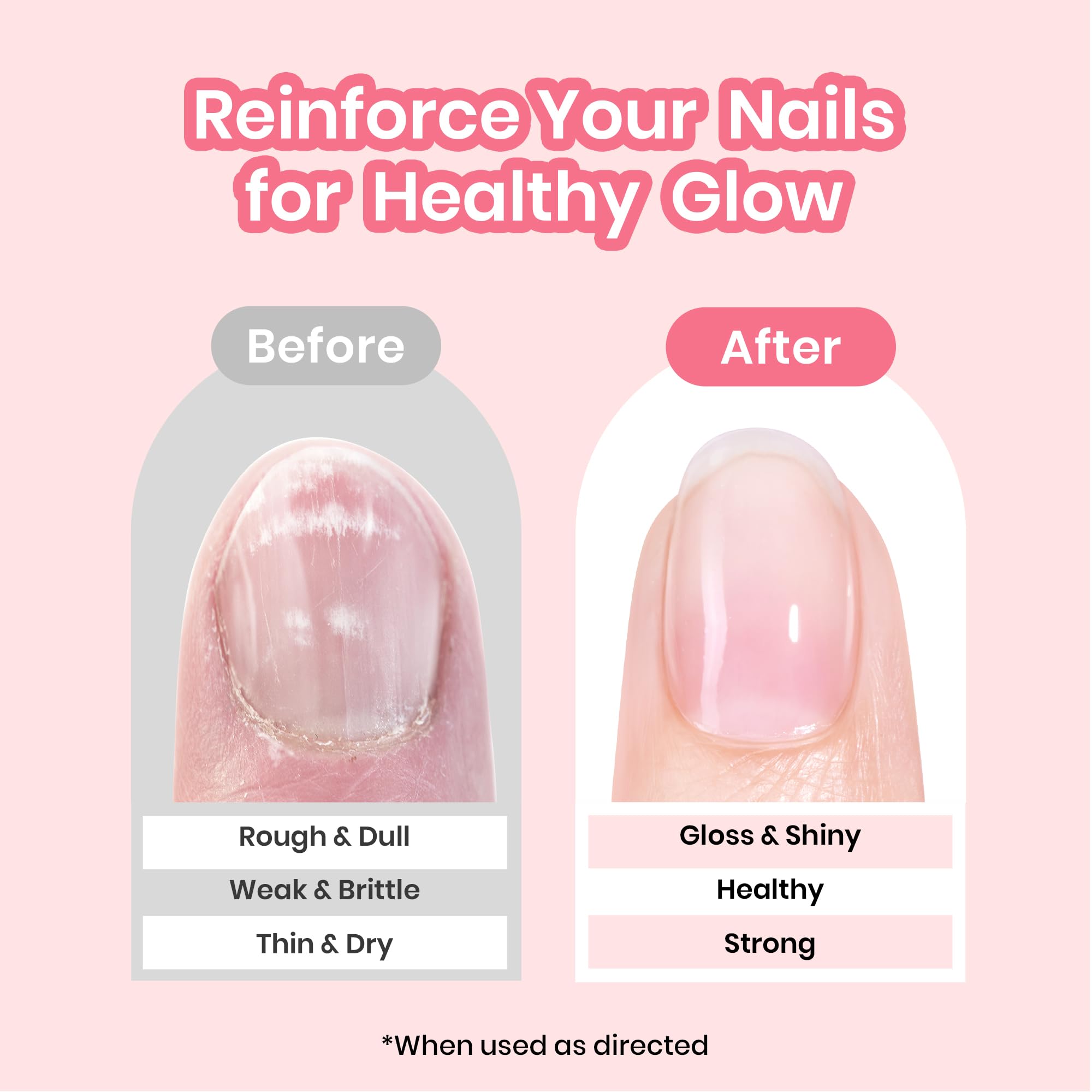 Beetles Nail Strengthener – application au pinceau sur ongles.