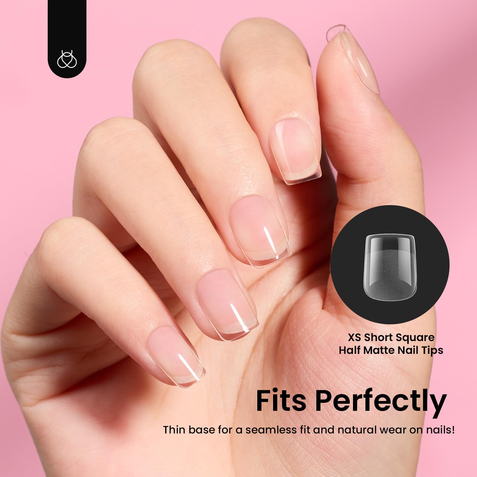 Beetles nail tips compatible with gel polish, liner gel art, and dip powder.