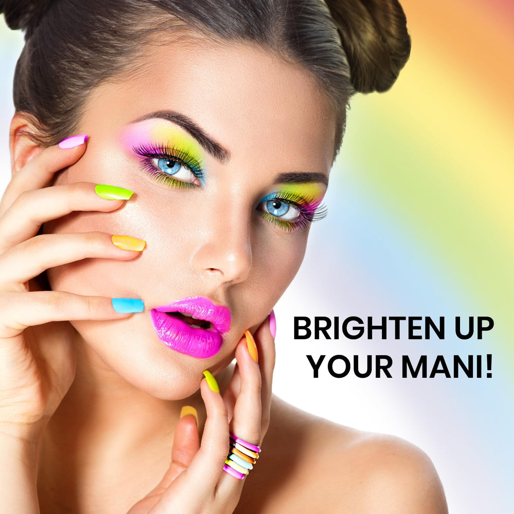 Beetles Neon Gel Vernis Bleu Fluo, style audacieux et longue tenue.