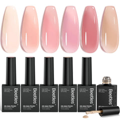 Beetles Gel Polish neutre: ensemble couleurs neutres pour manucure tendance.