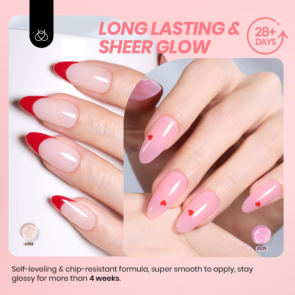 Beetles Nude Gel Polish Set — longue tenue et brillance jusqu à 28 jours