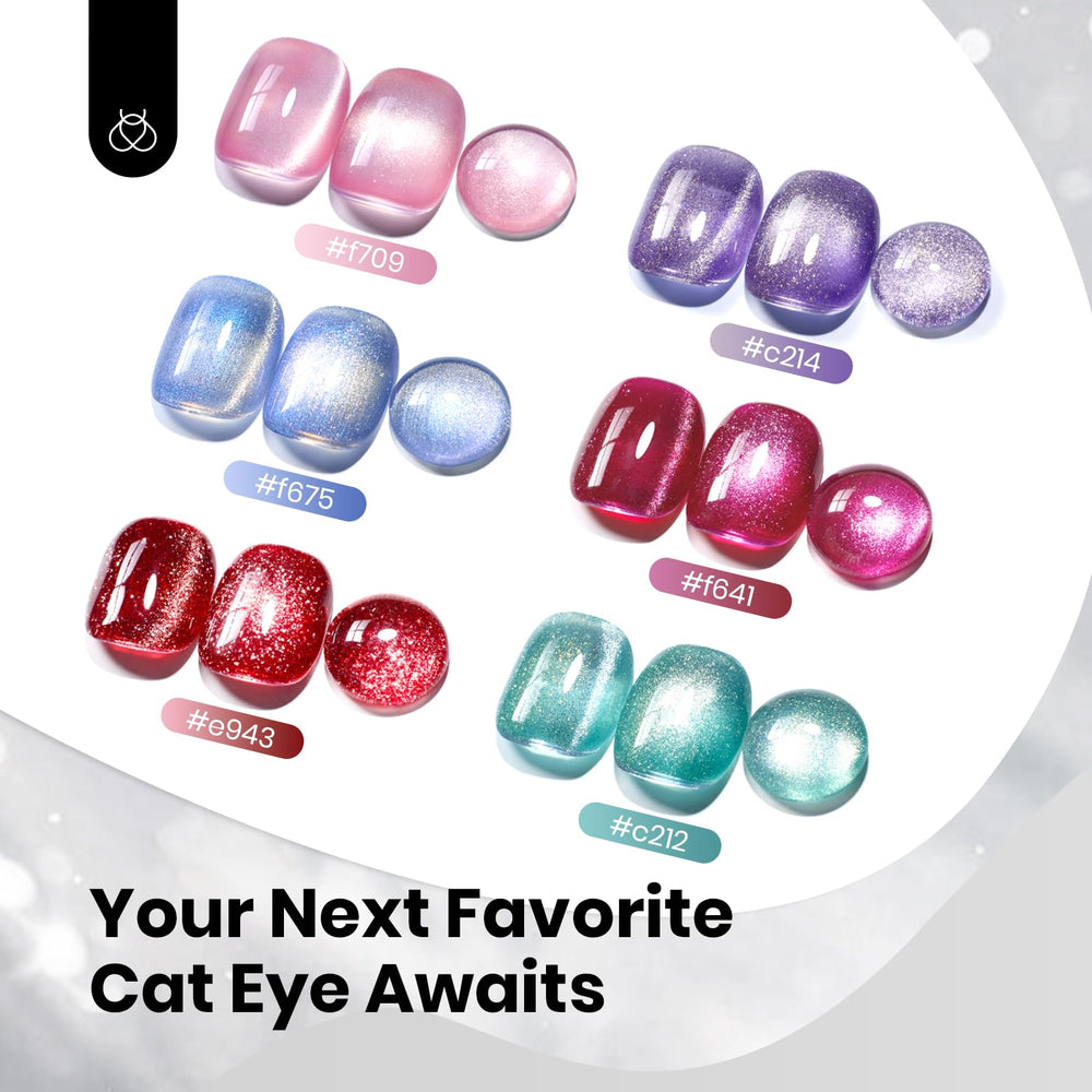 Beetles oeil-de-chat argente motif-manucure tendance.