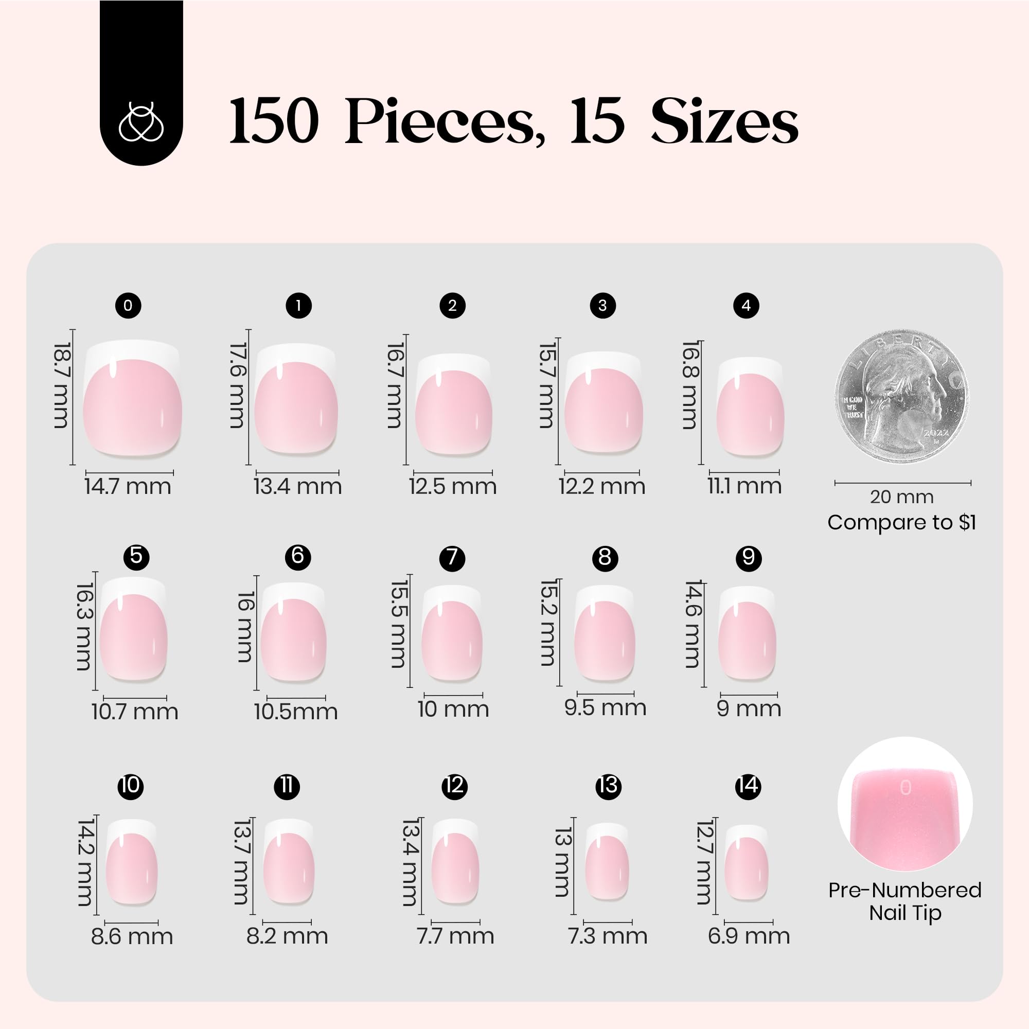 Beetles bord carré fin 0,4 mm pour un rendu naturel.