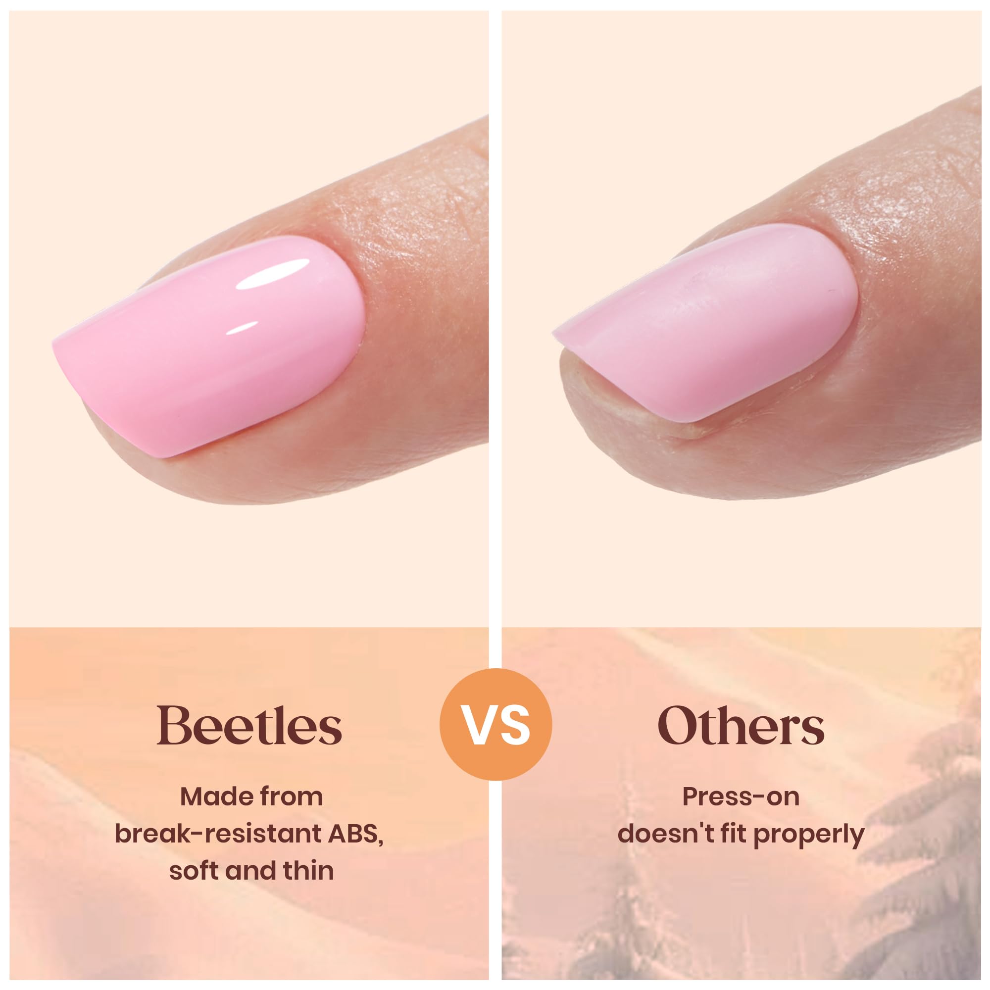 Beetles Ongles à Pression Festival Glow – lime fine pour un ajustement précis.