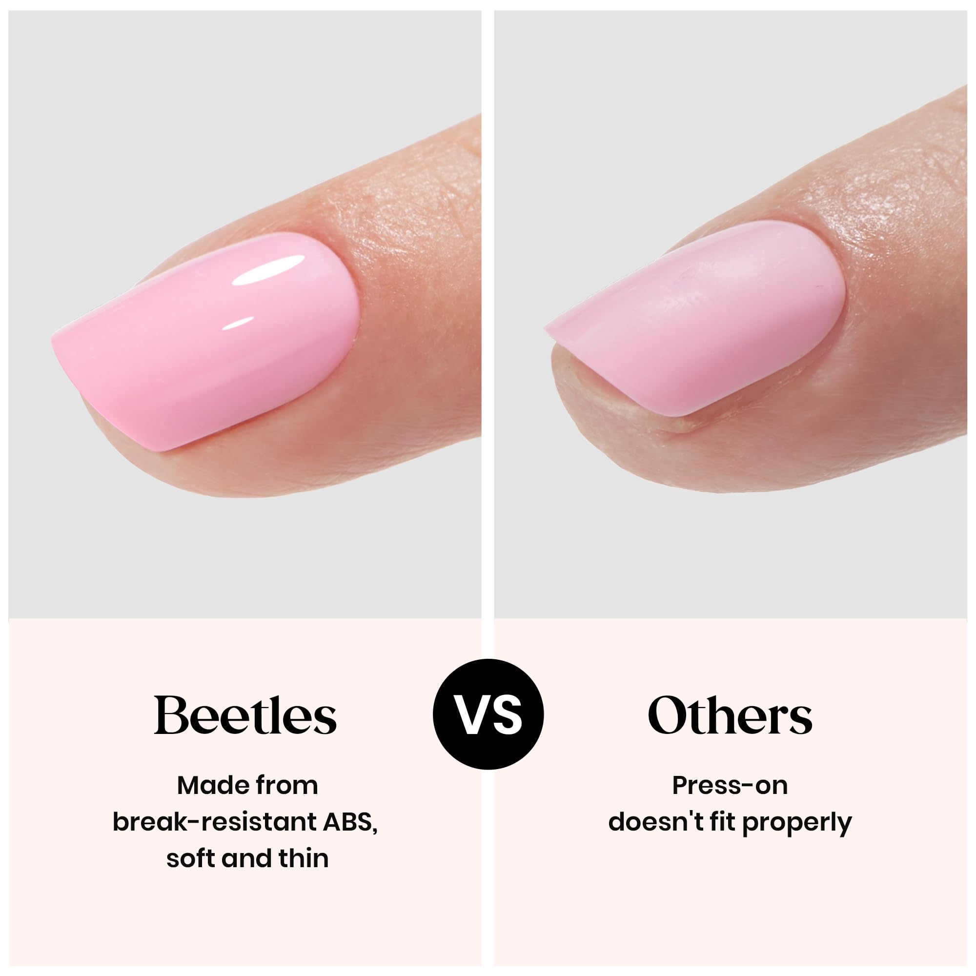 Autocollants et nails tabs Beetles: adhésifs fiables pour pose rapide
