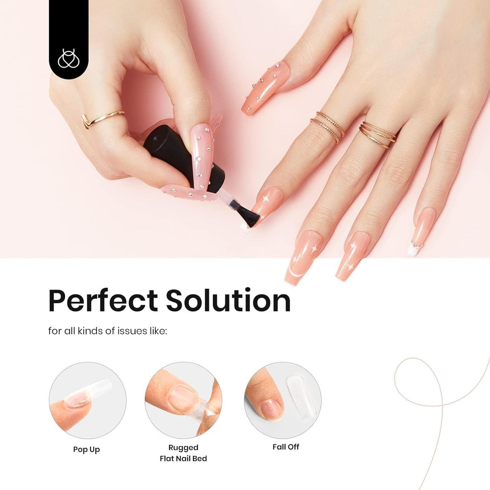 Beetles ongles faux et tips compatibles pour extensions faciles.