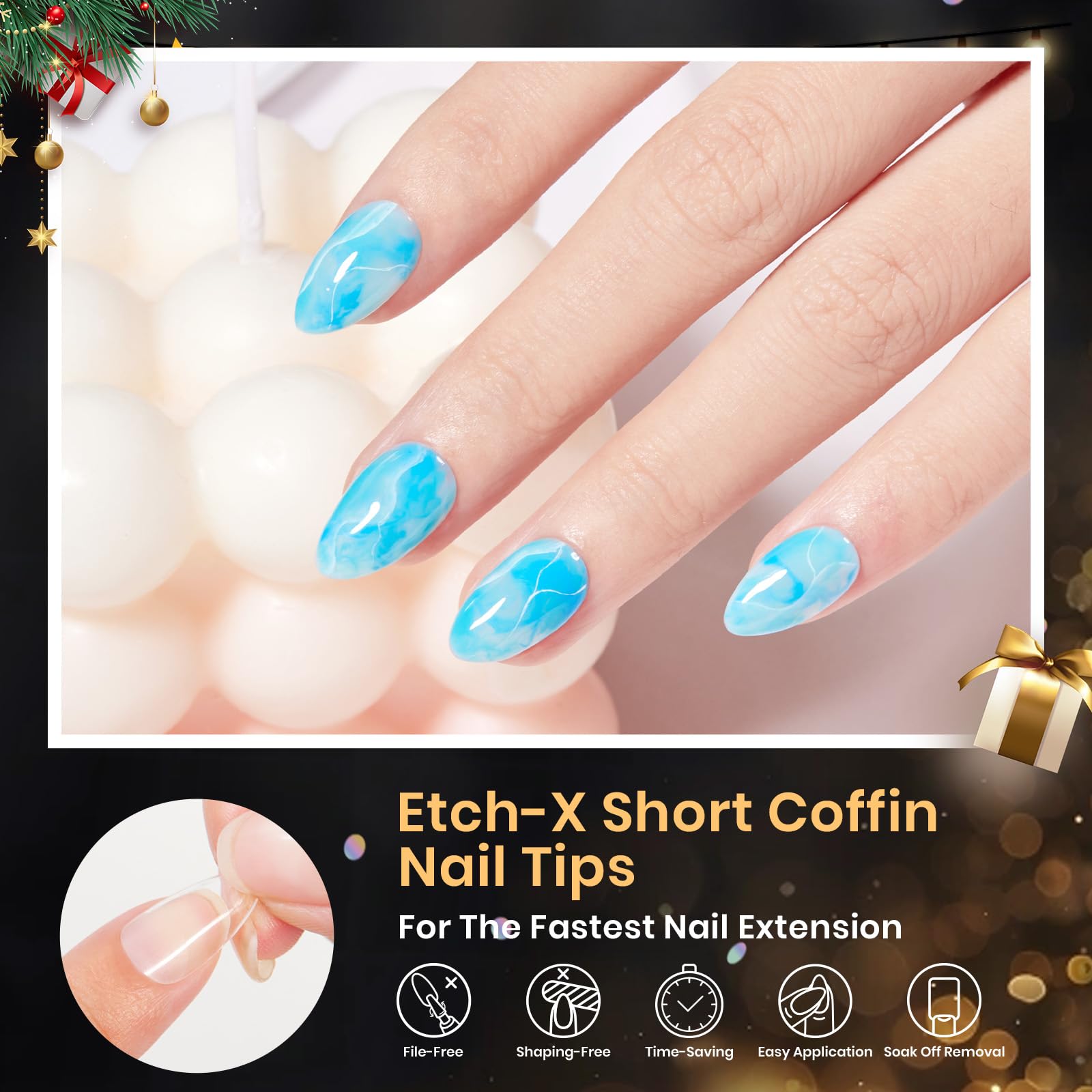 Beetles Gel Ongles: 576 pièces et 12 tailles pour ajustement rapide