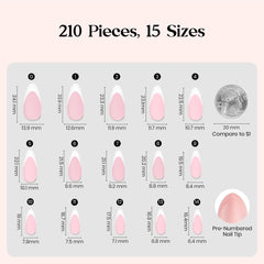 Beetles onglets prêt-à-poser rose, tenue longue durée pour la semaine.