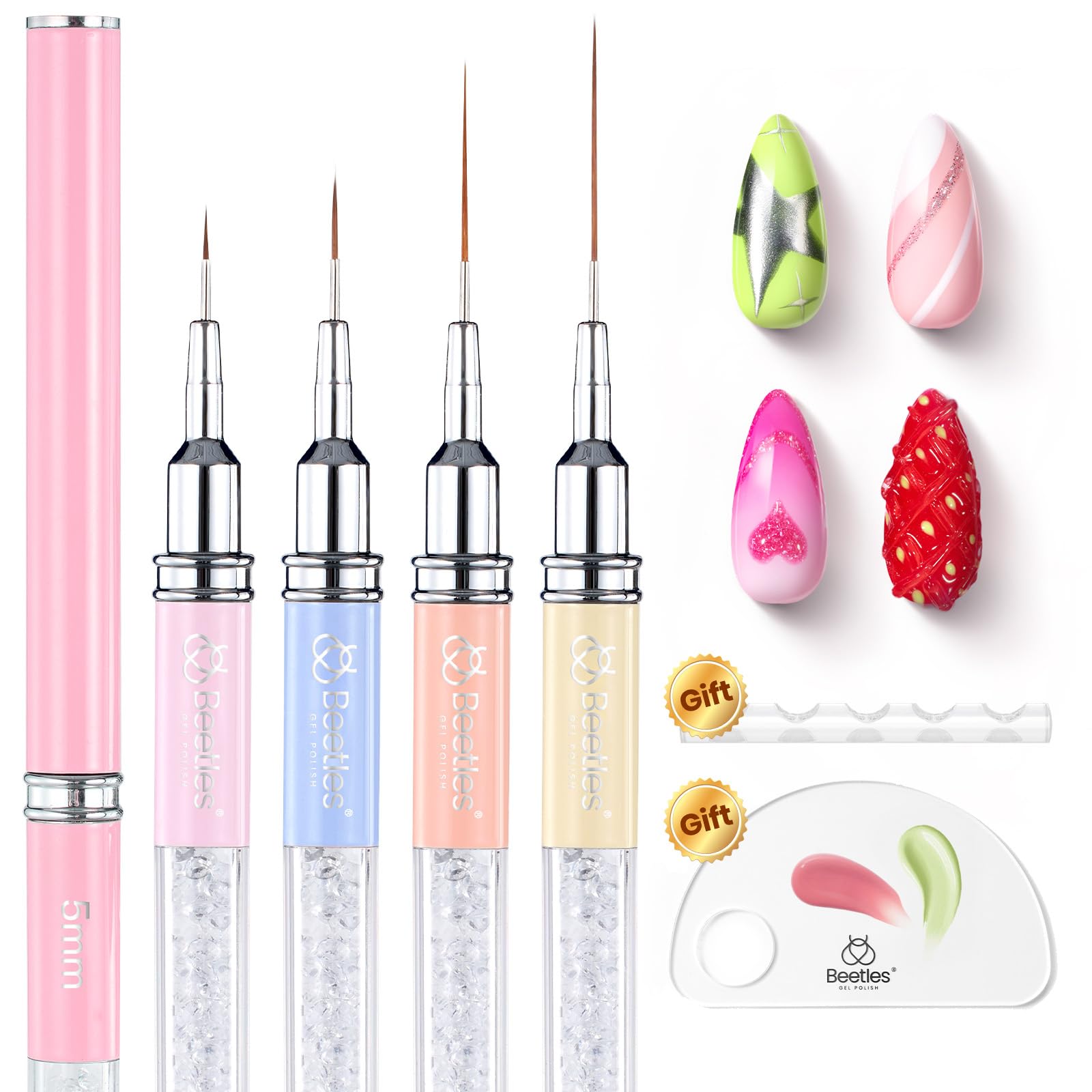 Beetles Gel Polish ensemble d'outils pour nail art précis et propre.