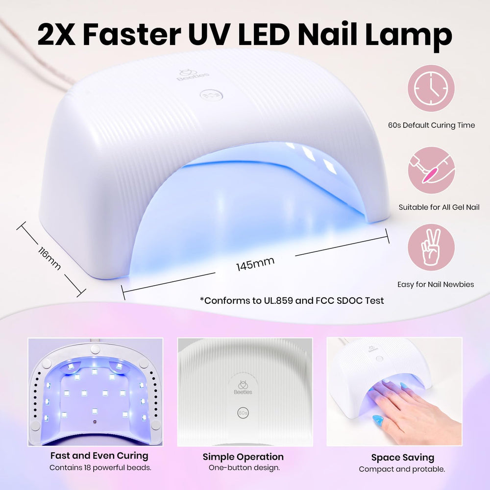 Beetles Gel Polish: 21 outils professionnels pour une manucure complète.