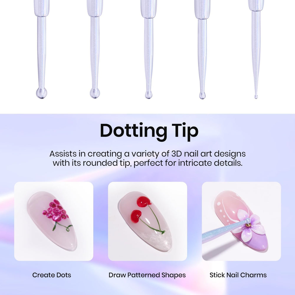 Beetles Gel Polish – Outils résine double tête, durable et réutilisable.