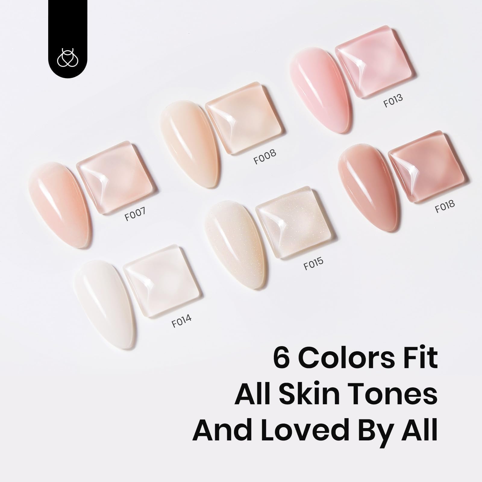 Beetles Nude Palette Gel: teintes nude élégantes pour tous les goûts.