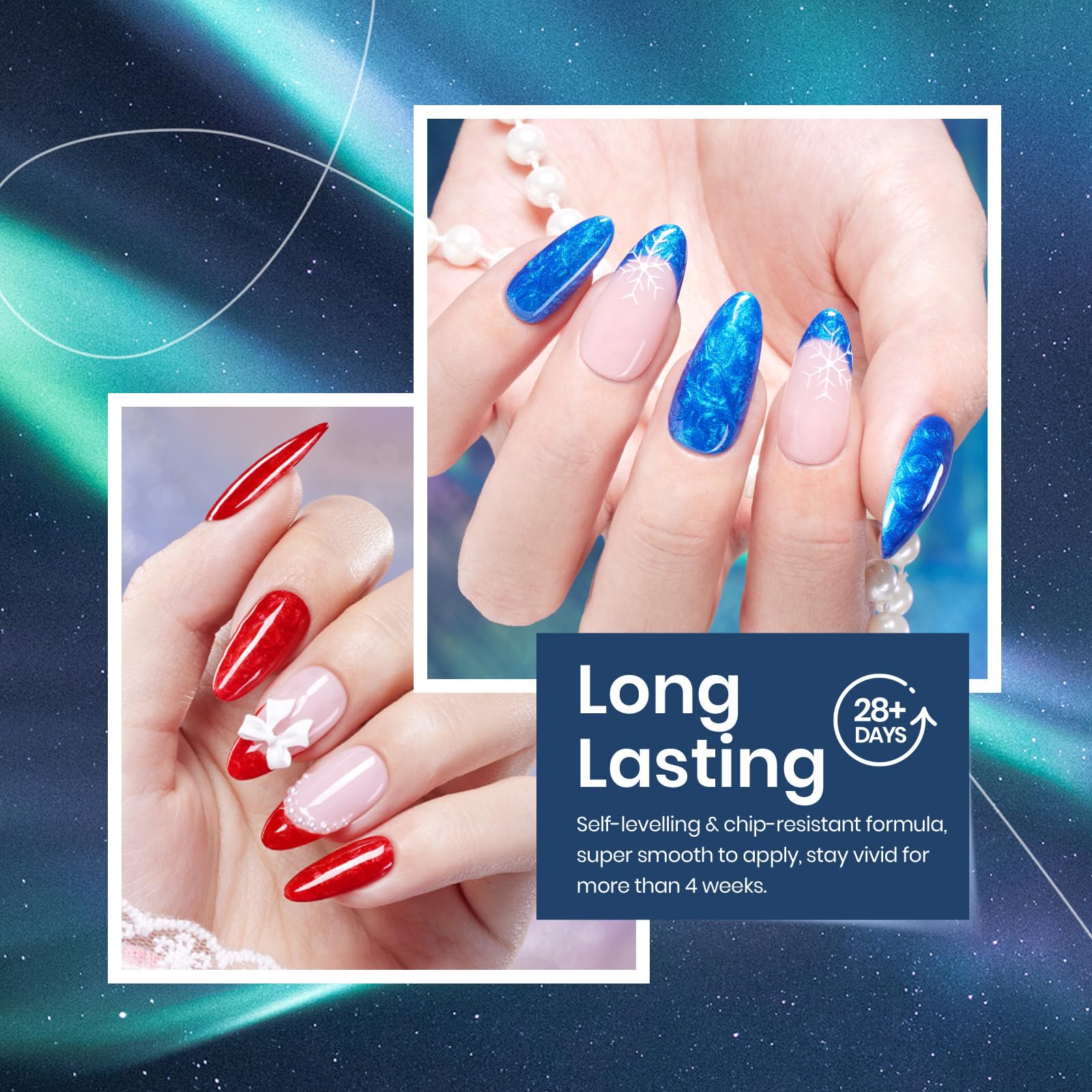 Beetles Pearl Gel vernis vert rayures : texture ruban séduisante et brillance durable