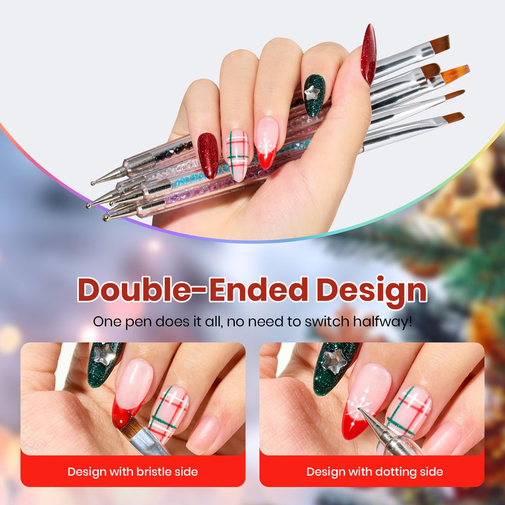 Beetles poils souples assurant un tracé précis pour Nail Art.