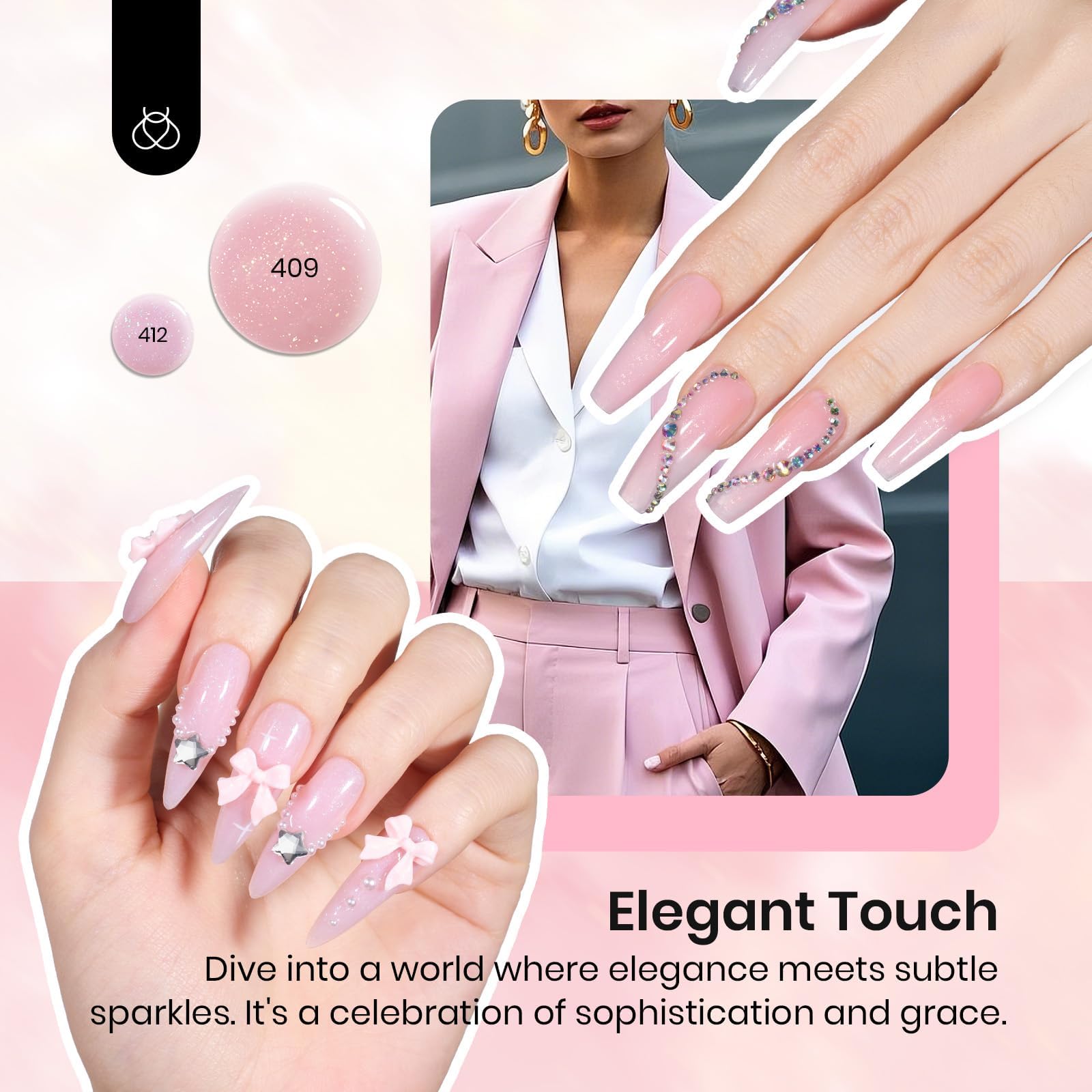 Beetles Gel Poly Set : cadeau idéal pour amatrices d’ongles et amies.