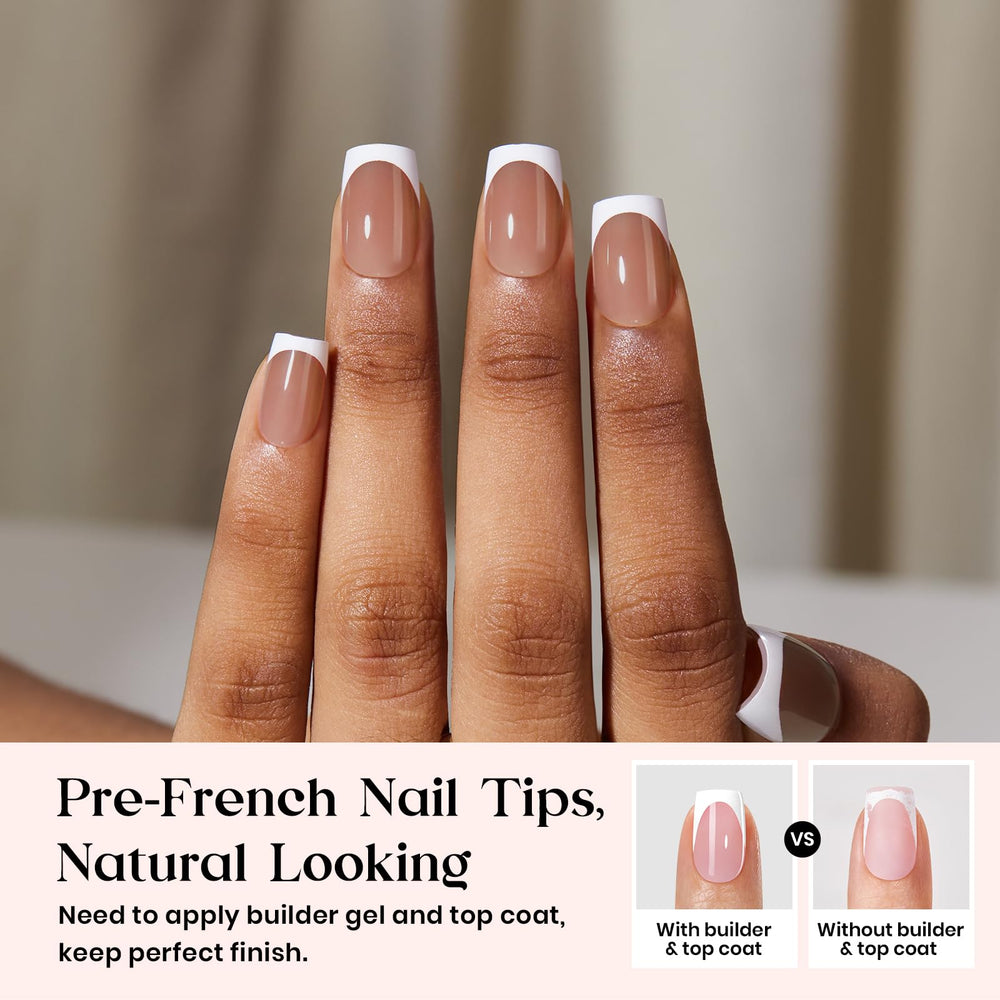 Beetles press-on nails 150 pieces in 15 sizes for quick, customizable fit.