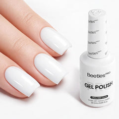 Beetles Pro Vernis Gel Blanc Craving Calm pour une manucure élégante et durable