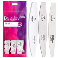 Beetles Pro ensemble limes ongles pour une manucure polyvalente.