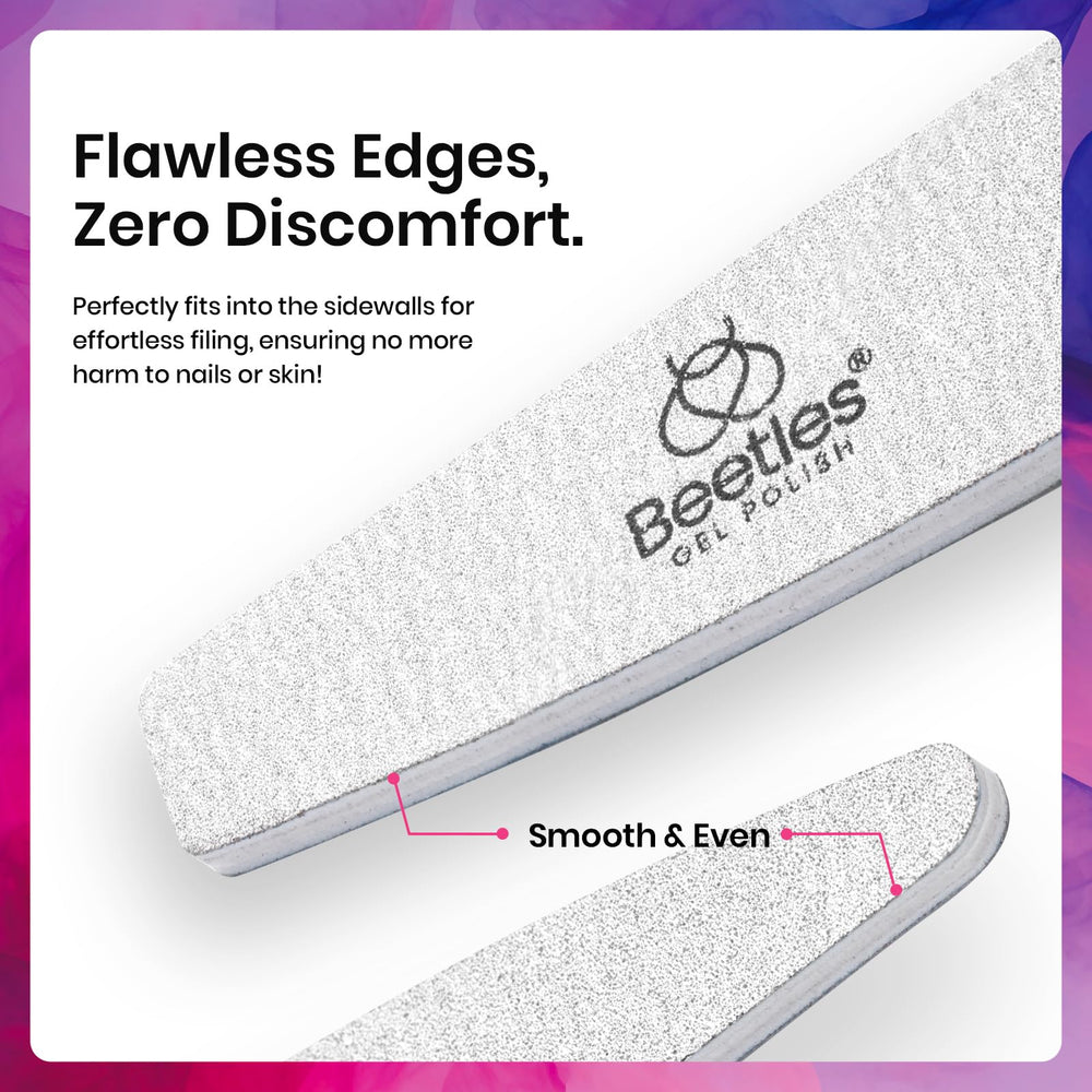 Beetles Pro forme demi-lune ongles, précision et contours.