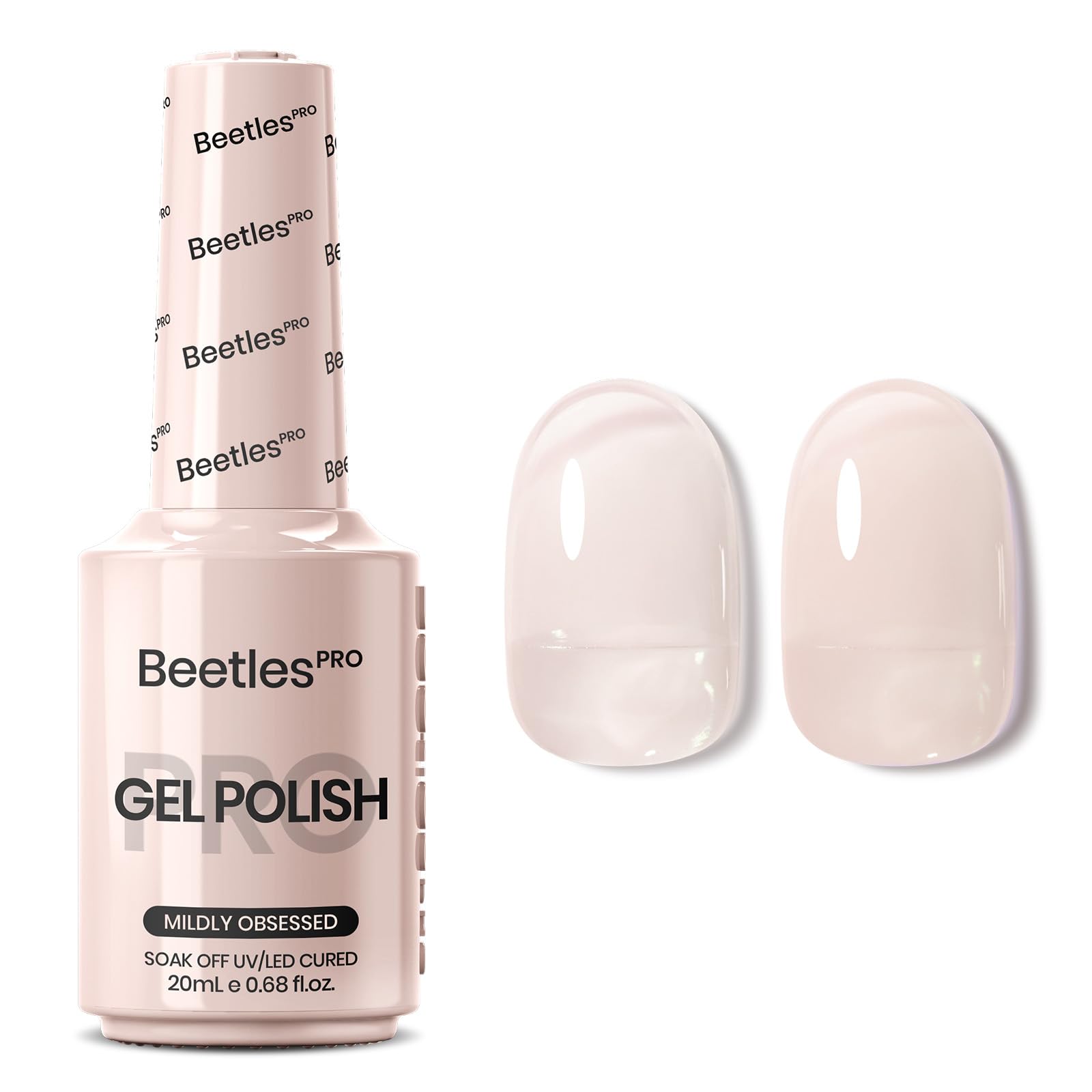 Beetles Pro Gel Polish Mildly Obsessed, réchauffez si épais, secouez avant usage.