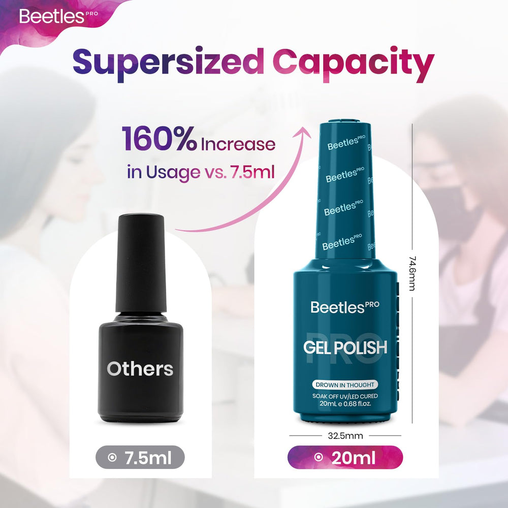 Beetles Pro Drown in Thought, nécessite Base et Top Coat pour fini optimal