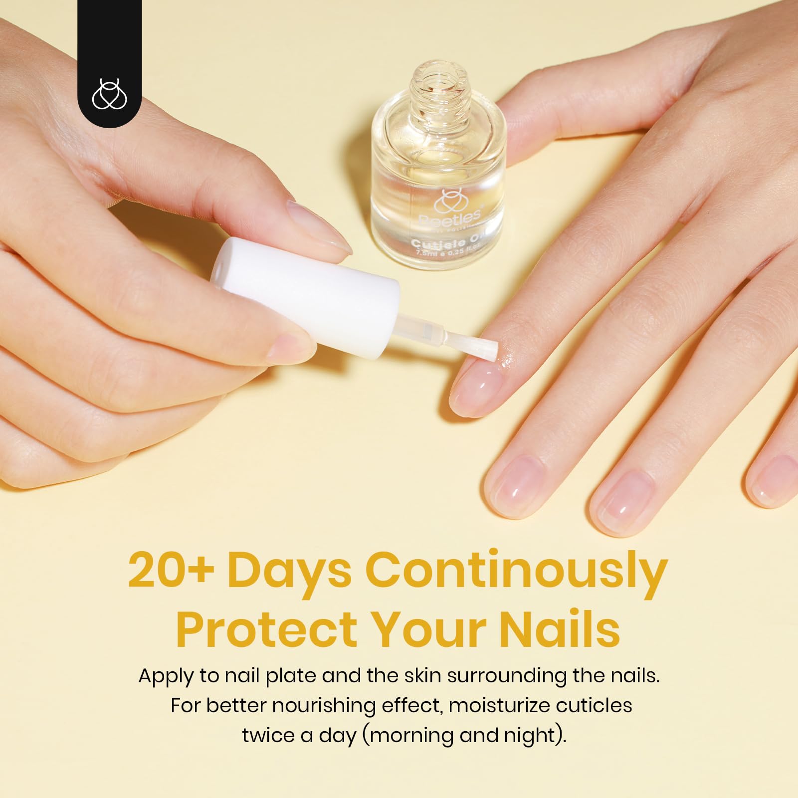 Beetles renforcement cuticule et ongles minces pour plus de résistance.