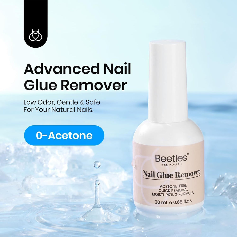 Beetles Retrait des ongles press-on, étapes simples et efficaces