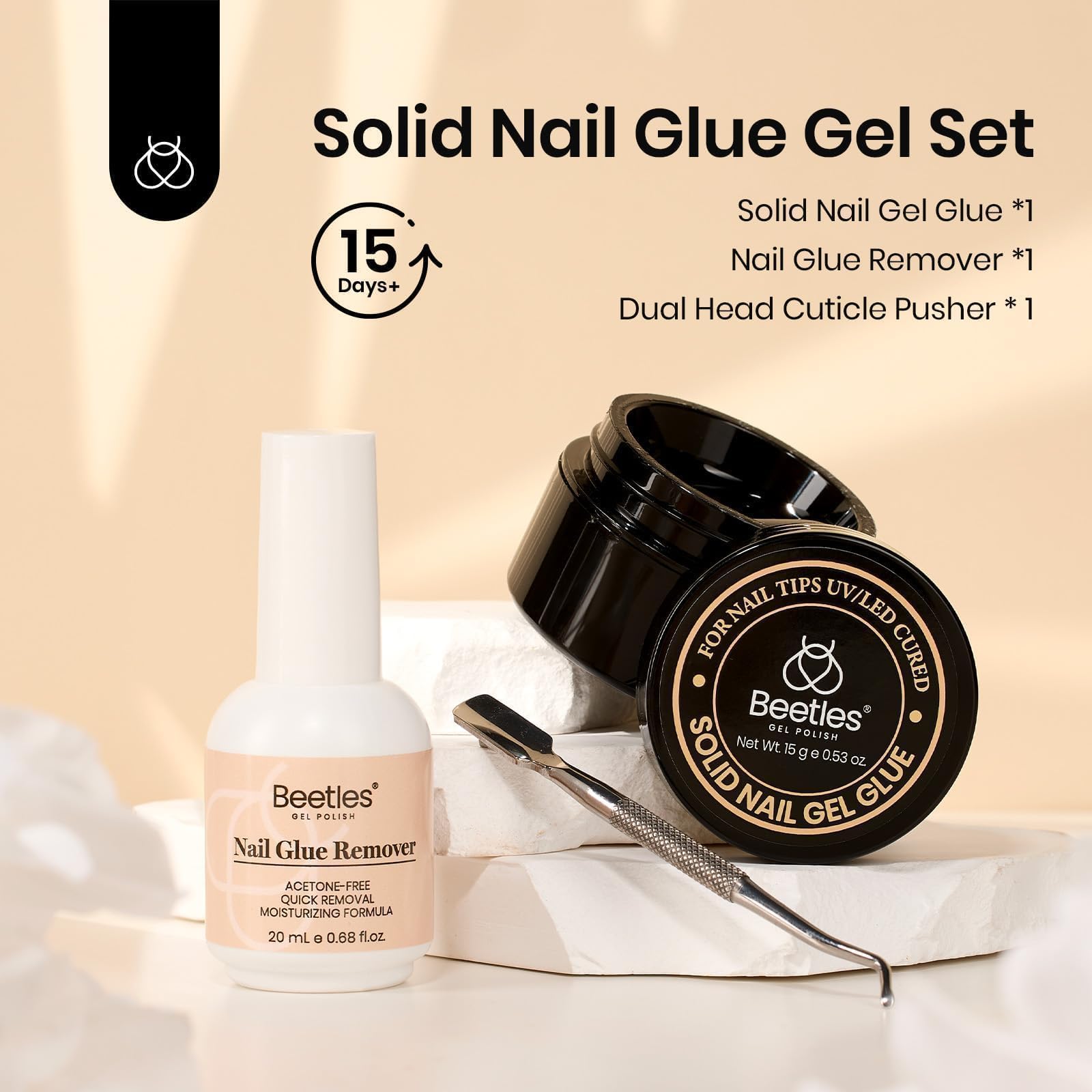Beetles rhinestone glue gel, adhésif fiable pour fixer diamants et décorations.
