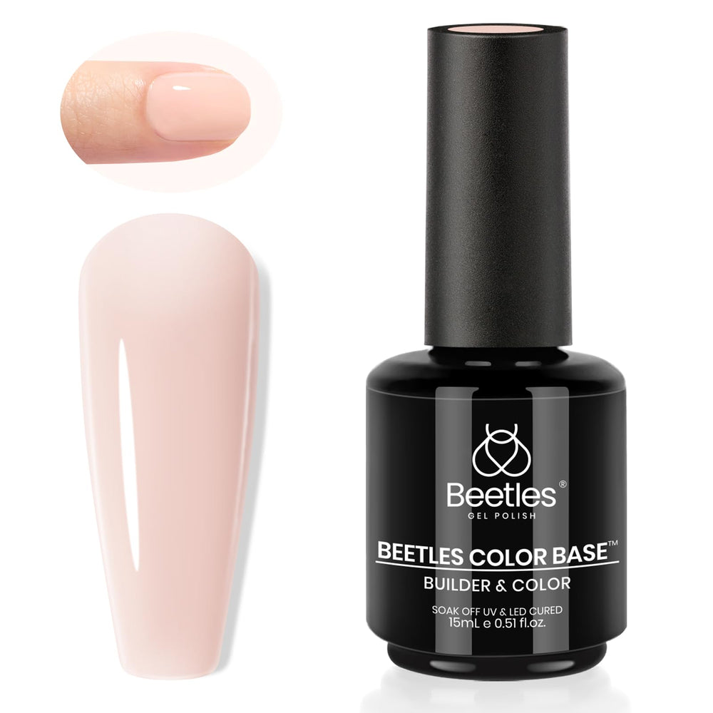 Beetles Rubber Base Gel – surface lisse pour une application fluide et durable