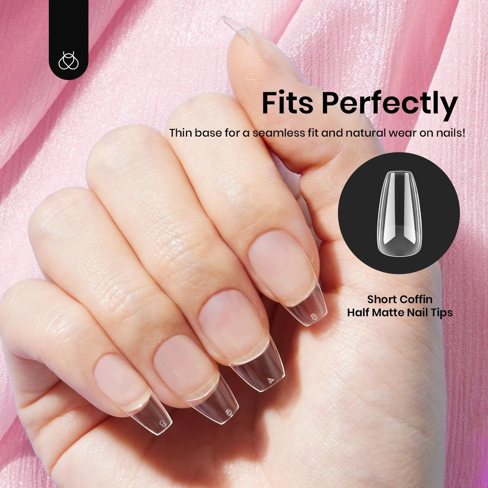 Beetles Short Coffin Nails, application facile et rapide.