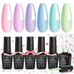 Beetles Printemps Gel Vernis ensemble pastel pour ongles colorés et durables